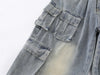 Vintage Wide Leg Jean Pantolon, kombin görünüm — Navra Wear
