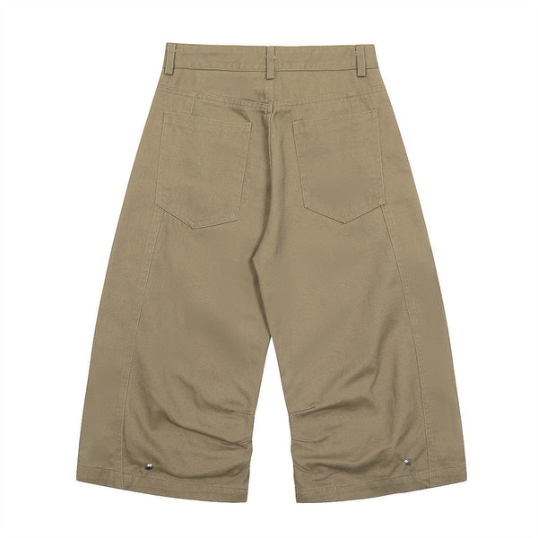 Pleat Flow Wide Leg Shorts alternatif görünüm