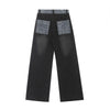 Colorful Stitched Classic Leg Denim