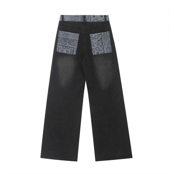 Colorful Stitched Classic Leg Denim alternatif görünüm