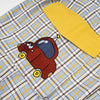 Cartoon Stitch Plaid Wide-Leg