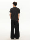 Clean-Tone Color V-Neck Mens T-Shirt