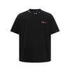 Color Block Thread-Work Now-Style Crewneck T-Shirt