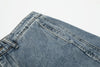Pintuck White Classic Relaxed Field Denim