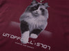 Heartland Style Nine-Lives Print Decorative T-Shirt