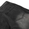 Wide Leg Jean Pantolon, yakın çekim — Navra Wear