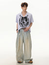 Abstract Figure Vertical Stripe Top