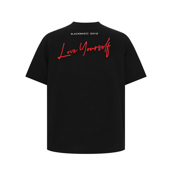 High-Grade Cotton Imprinted Round Neck T-Shirt alternatif görünüm