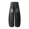 Paint Splash Wide Denim Trousers