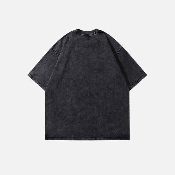 Relaxed-Cut Retro-Faded Ursus Distress-Washed T-Shirt alternatif görünüm