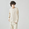 Block-Style Polished Big-Silhouette Long Sleeve T-Shirt