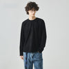 Block-Style Polished Big-Silhouette Long Sleeve T-Shirt