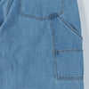 Faded Metro Denim Bell-Leg Utility Denim