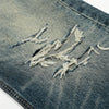 Heritage Faded Rinse Denim Bell Leg Denim