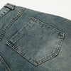 2000s Heritage Mosaic Wild Print Bell Leg Denim