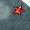 2000s Unique Five-Stellar Bell Leg Denim
