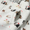 Creature Print Zip Hood Sweatshirt