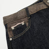 Metro Mosaic Plaid Denim Classic Leg Denim