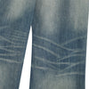 Flexible Streetweear Faded Ombre Denim Bell Denim