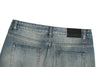Yıkanmış İspanyol Paça Jean Pantolon, kombin görünüm — Navra Wear