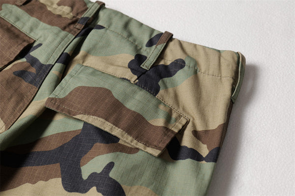 Elevated Woodland Relaxed Wide Leg Street Pants alternatif görünüm