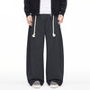 Wide Leg Western Baskılı Jogger, model üzerinde — Navra Wear