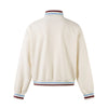 Tone Block Script Zip Sweatshirt
