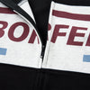 Tone Block Script Zip Sweatshirt