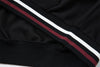 Color Block Fermuarlı Sweatshirt, model üzerinde — Navra Wear