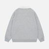 Statement V-Neck Color Blocked Knit