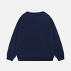 Statement V-Neck Color Blocked Knit