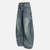 Premium Metro Faded Denim Bell Leg Denim