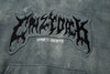 Metro Dark Oversized Front-Pocket Batik Sweatshirt