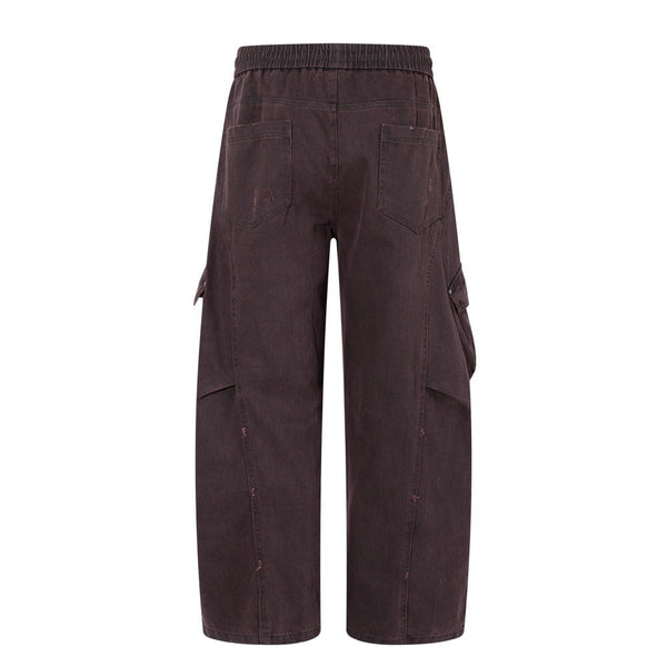 Metro Faded Wide Leg Workshop Street Pants alternatif görünüm