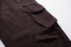 Wide Leg Çok Cepli Kargo Pantolon, yakın çekim — Navra Wear