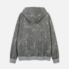 Dark Rebel Faded Relaxed Front-Pocket Sweatshirt