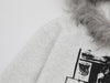 Y2K Oversize Sweatshirt, yakın çekim — Navra Wear