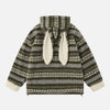 Bunny Stripe Winter Hood Sweatshirt