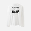 Polished Wide-Body Letter Print Long Sleeve Game-Day T-Shirt