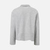 Chic Gem Buttoned Long Sleeve Collar-Knit T-Shirt