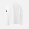 Vibrant Illustrated Hip Hop Long Sleeve Game-Day T-Shirt