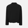 Throwback Polished Badge Print Long Sleeve Sport-Collar T-Shirt