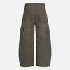 Vintage Yıkanmış Yırtık Detaylı İspanyol Paça Jean Pantolon, stil görünüm — Navra Wear