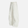 2000s Chic Slim Fit White Faded Denim