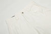 2000s Chic Slim Fit White Faded Denim