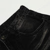 Dark Modern Faded Rebel Relaxed Bell Leg Denim