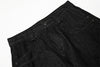Chic Spliced Pintuck Bell Leg Denim
