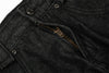 Chic Spliced Pintuck Bell Leg Denim