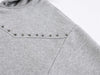 Studded Heavy Zip Hoodie