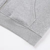 Punk Rock Baskılı Fermuarlı Sweatshirt, kombin görünüm — Navra Wear